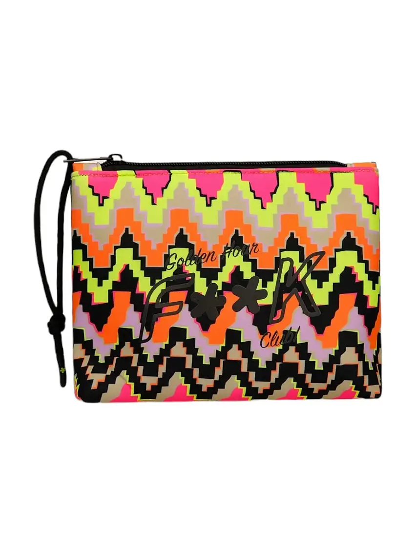 F**K Women's Clutch Bag FK24-A035X07 Multicolor