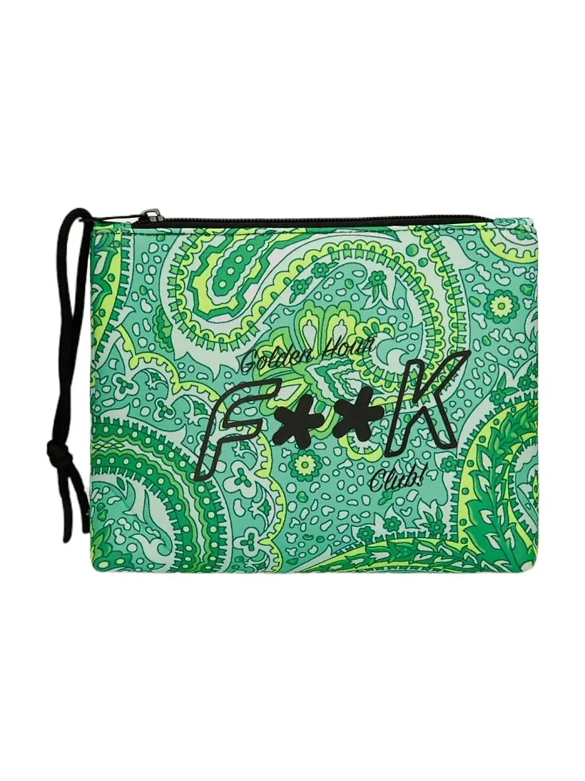 F**K Women's Clutch Bag FK24-A035X12 Green