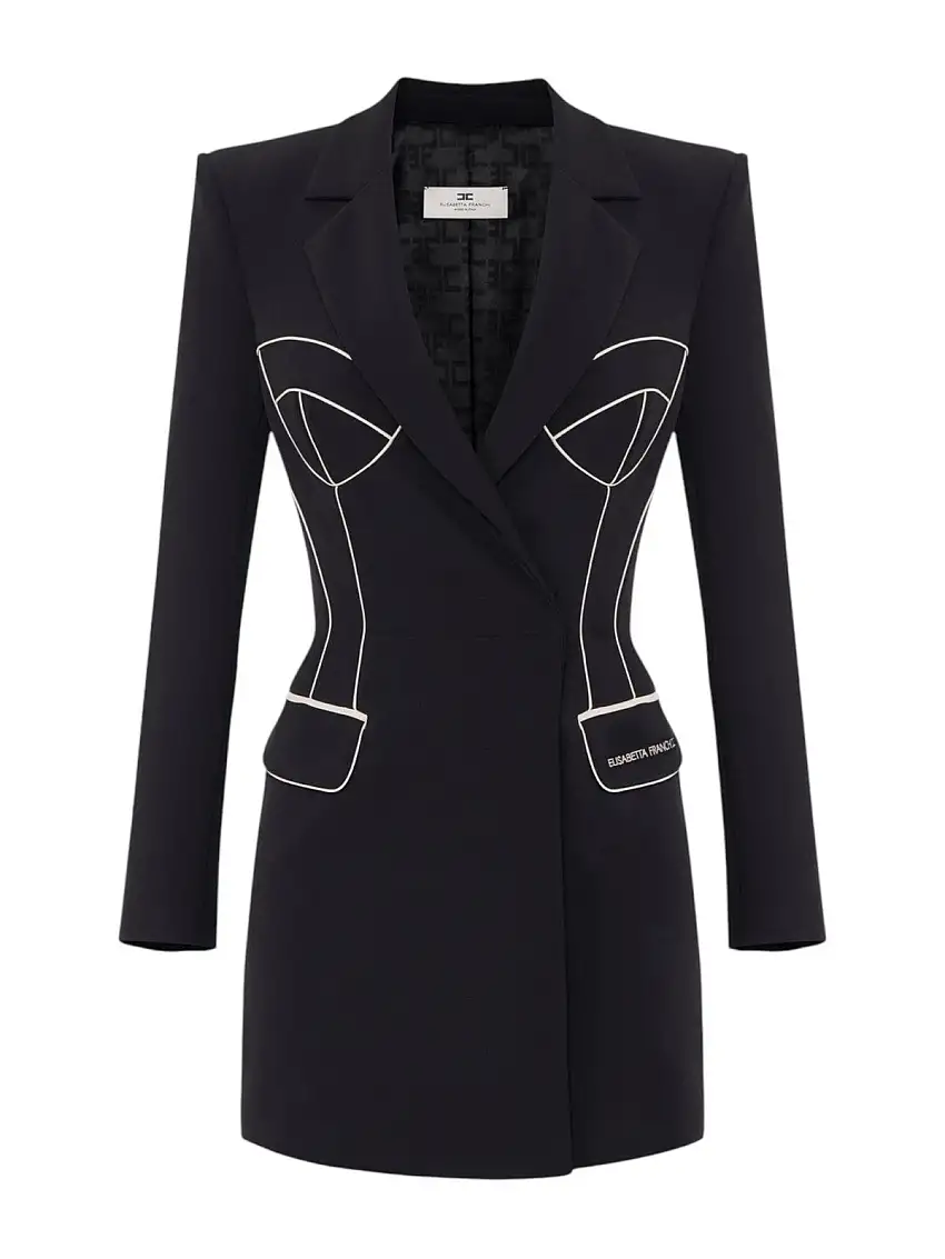 ELISABETTA FRANCHI Women's Dress AB73451E2-685 Black