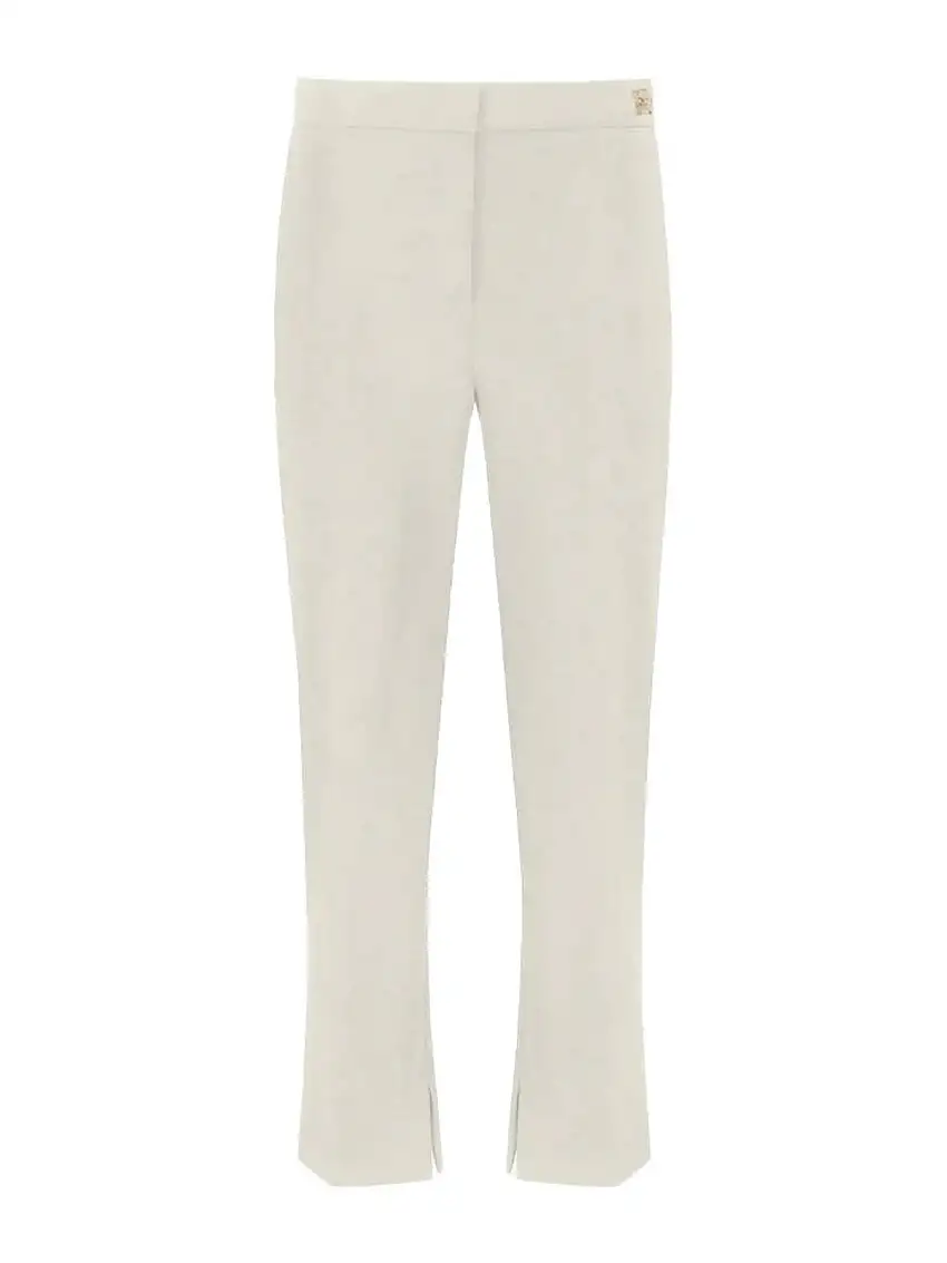 ELISABETTA FRANCHI Women's Trousers PA05447E2 193 White