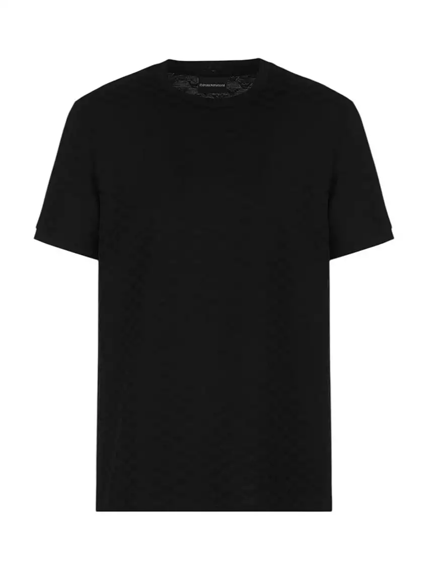 EMPORIO ARMANI Men's T-shirt 8N1TL7 1JHWZ 0999 Black