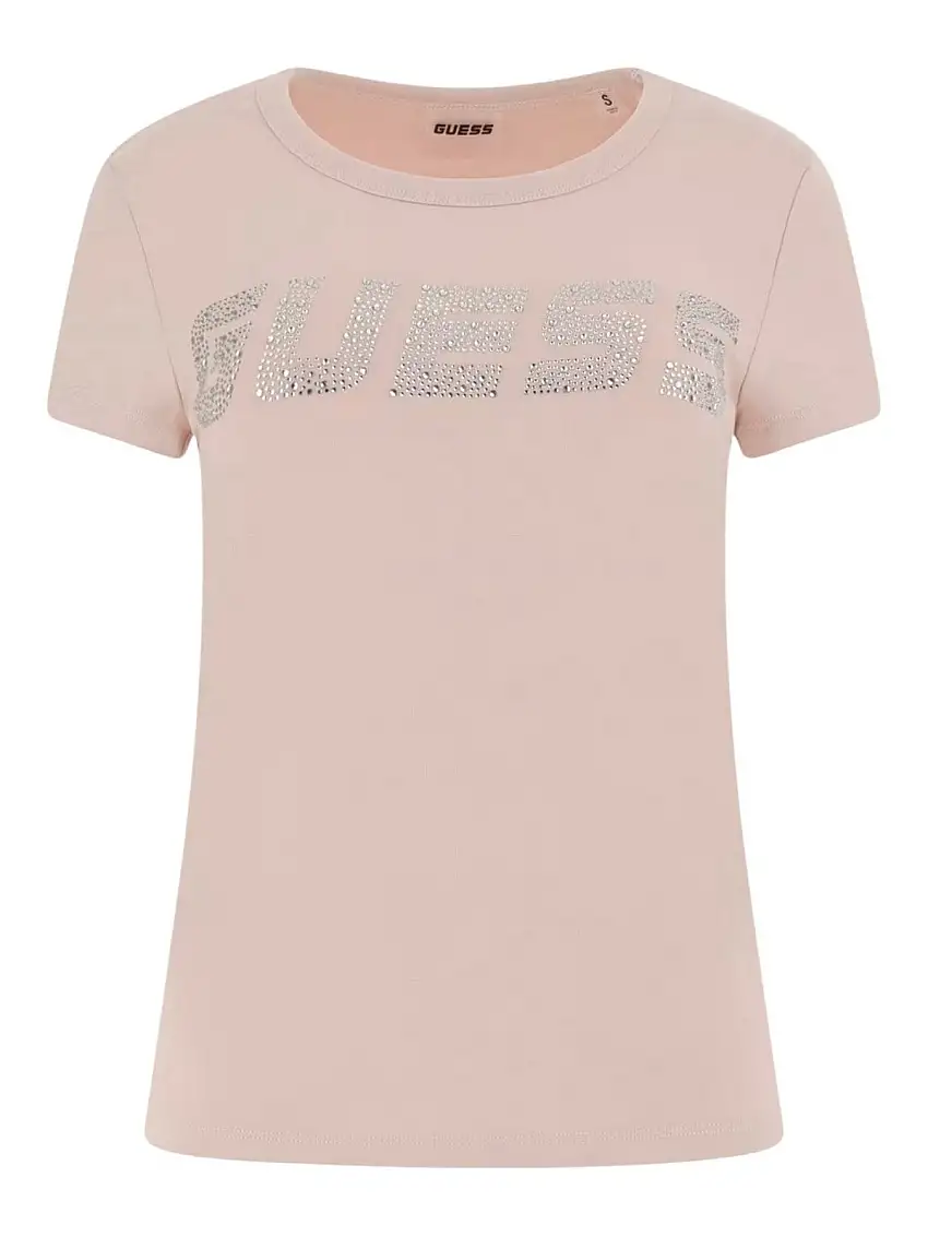 GUESS SPORT Women's T-shirt KIARA SS T-SHIRT V4BI16 KCIV1 G6O1 Pink