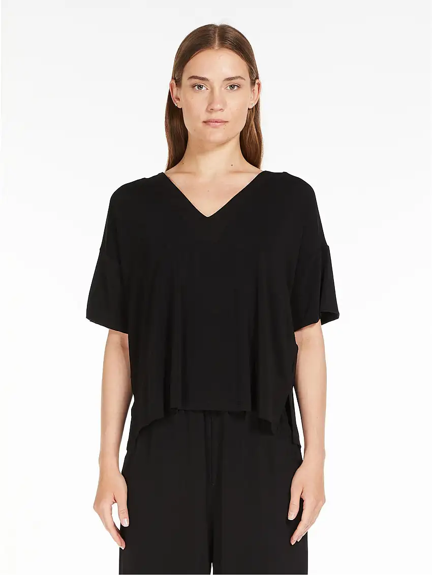 Tunica con Scollo a V Nero