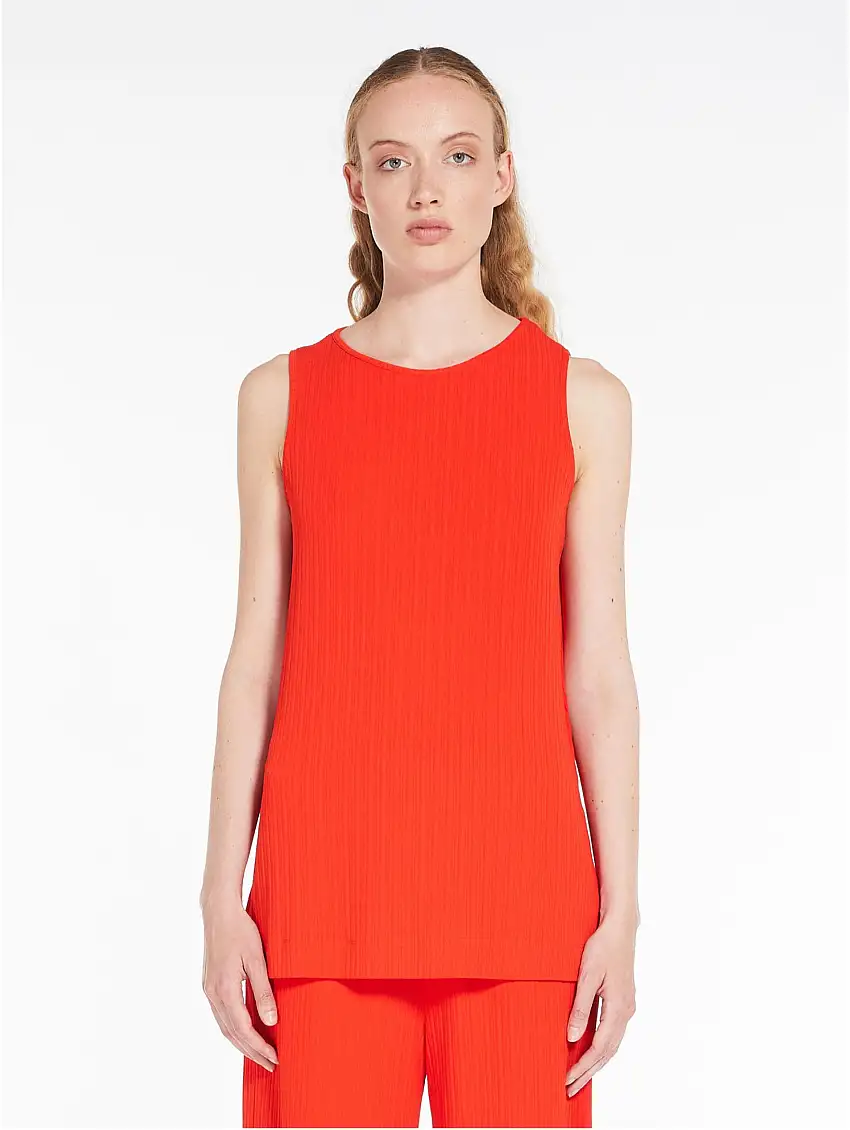 Tunica Plissé Arancione