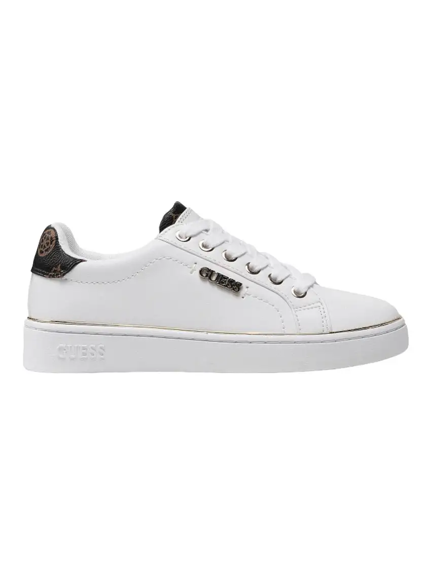 GUESS Women's Sneaker FL7BKI ELE12 WHIBR White