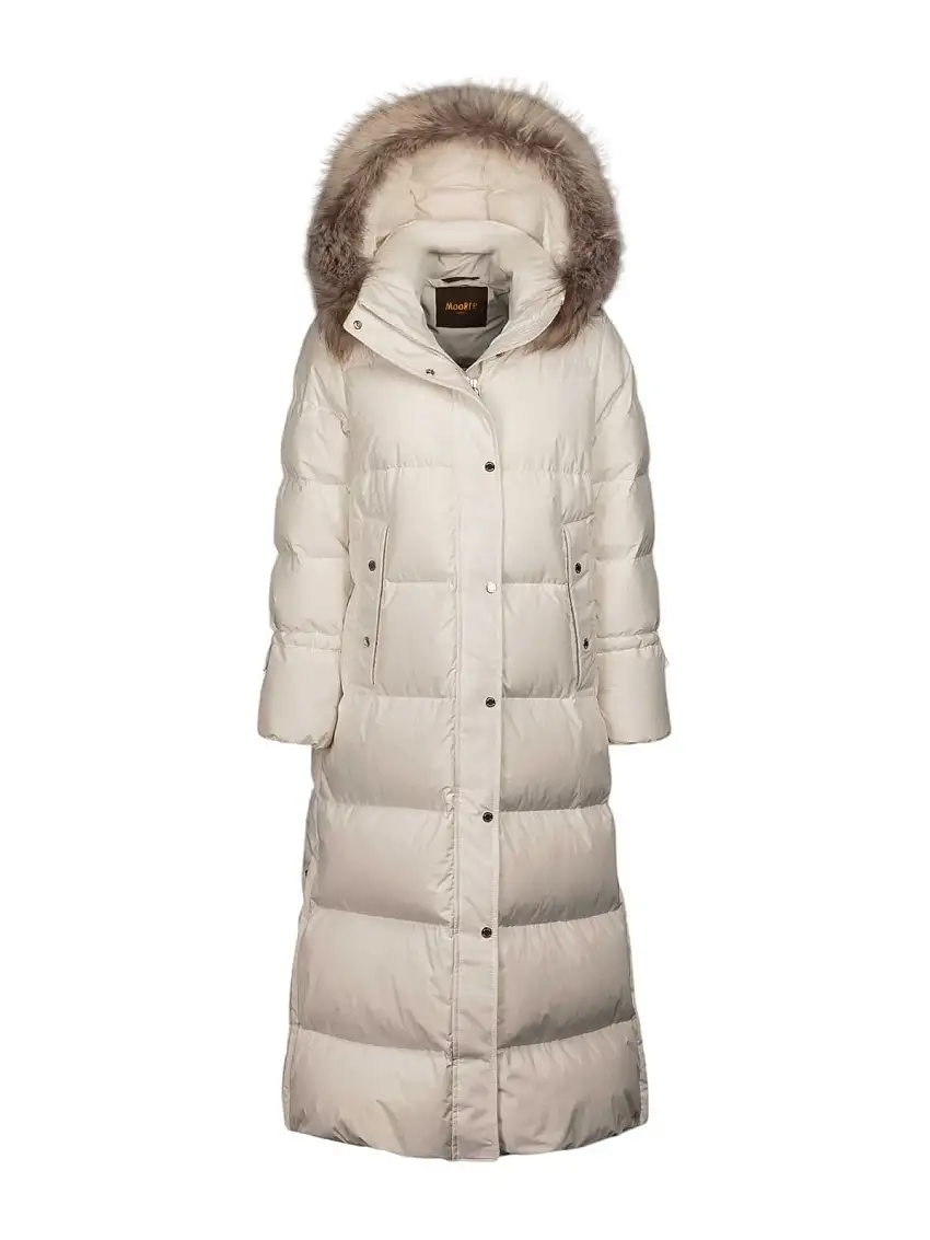 MOORER Women's Down Jacket BREUIL-FUR-STP MODGI100744 U0111 White