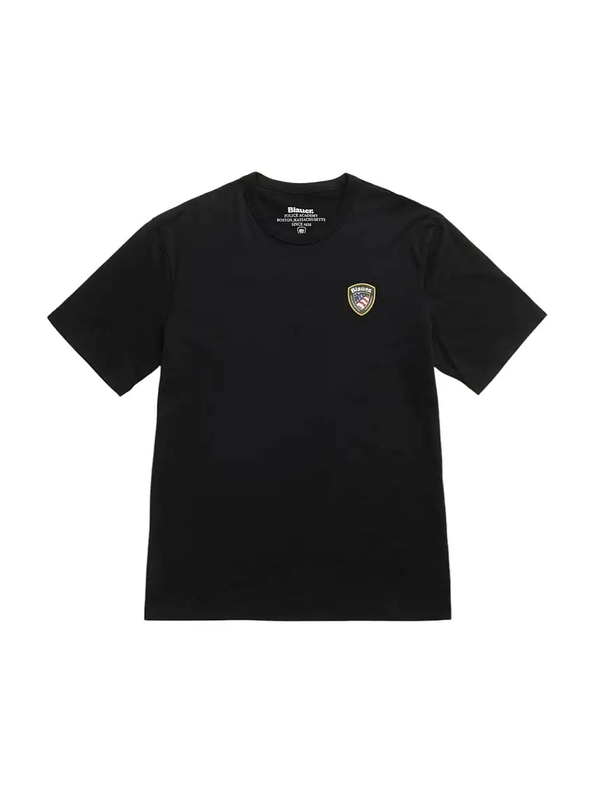 BLAUER Men's T-shirt FAXON 25SBLUH02194 004547 999 Black