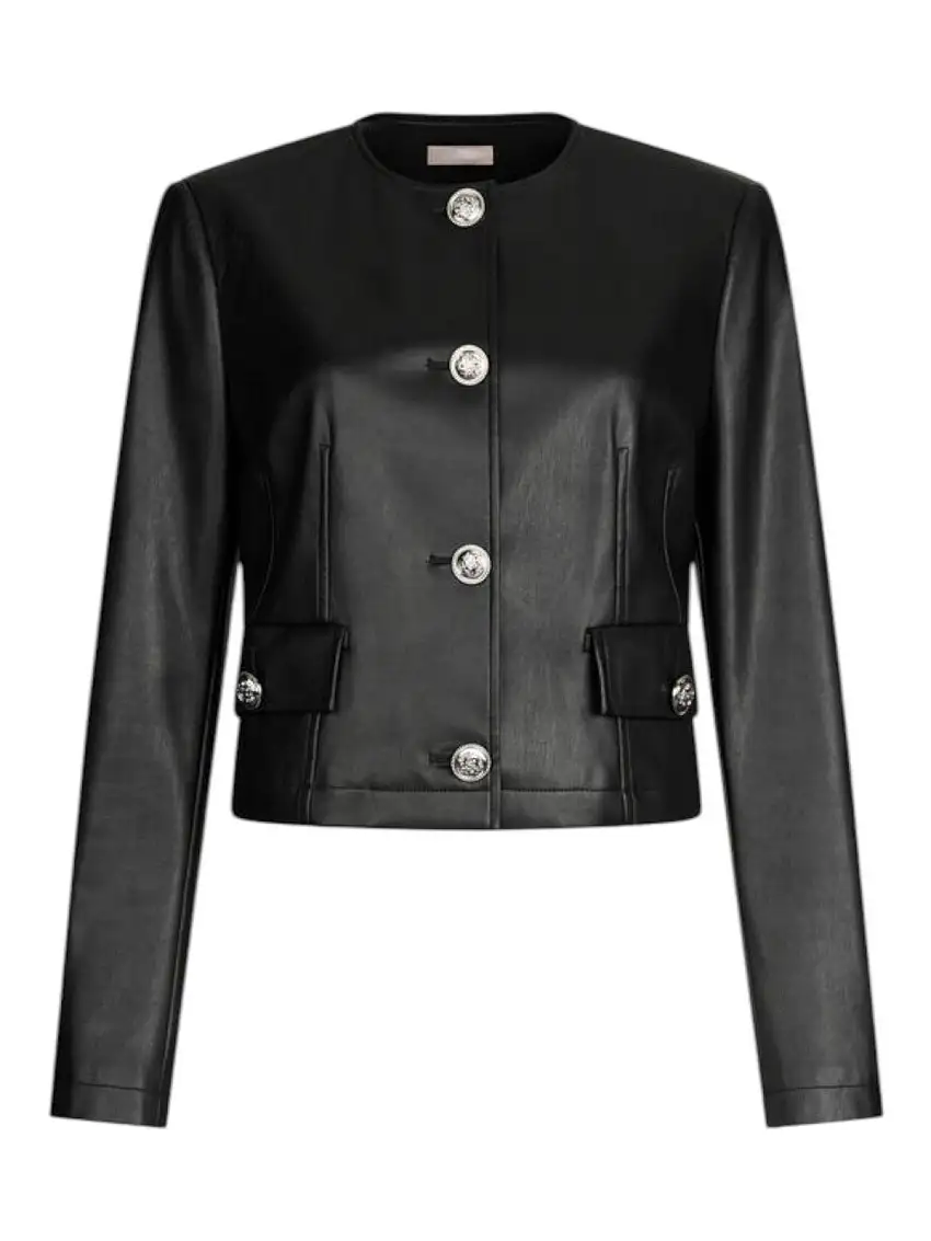 LIU JO WHITE Women's Jacket WA5225E0624 22222 Black