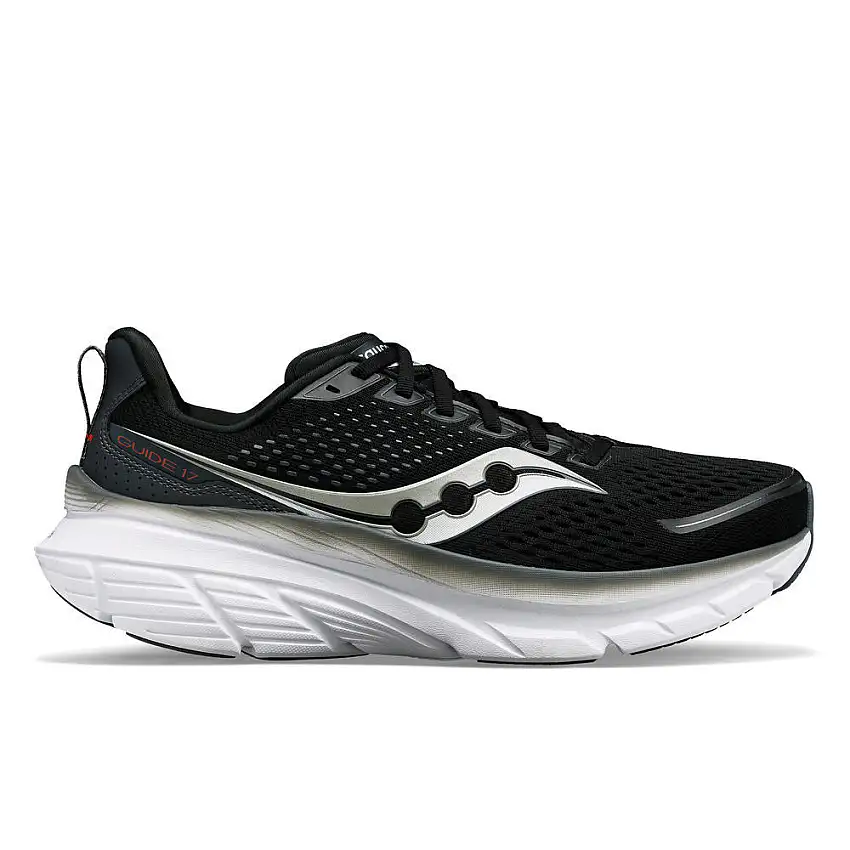 Saucony Guide 17 Shoes Black/White