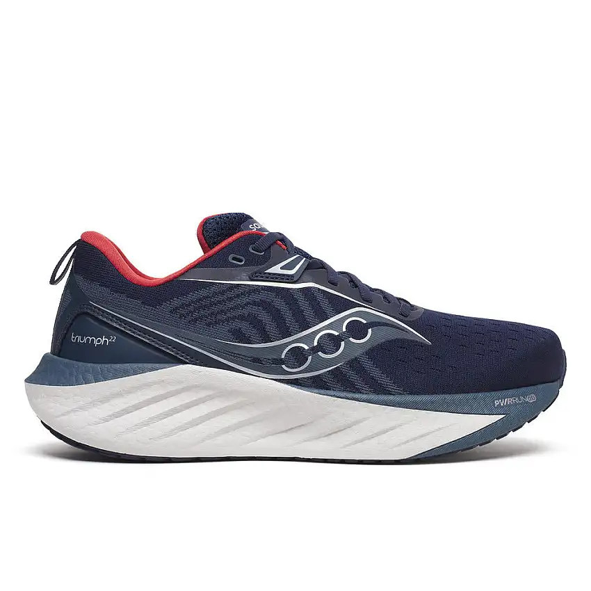 Saucony Triumph 22 Shoes Blue/Red