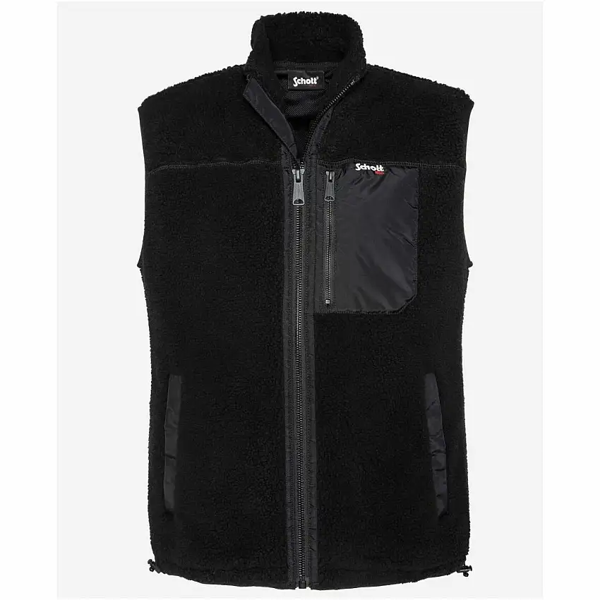 Gilet in sherpa Schott Swwadev [Misura XL]
