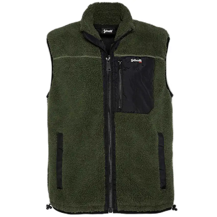 Gilet in sherpa Schott Swwadev [Misura S]