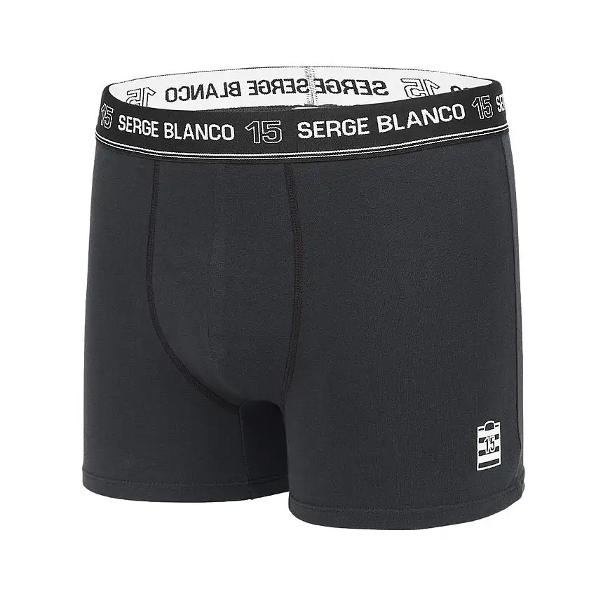 Boxer a tinta unita Serge Blanco (x4)