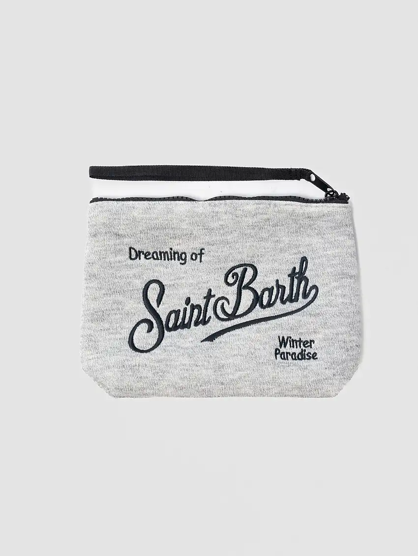 Pochette in Lana Tinta Unita Grigio