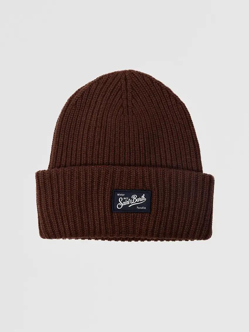 Cappello a Coste Saint Barth Marrone