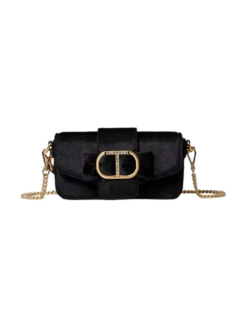 TWINSET Women's Bag AMIE VELVET 242TD8270 00006 Black
