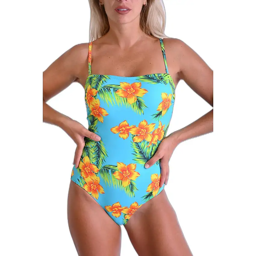 Costume da bagno donna 1 pezzo senza spalline Soraya