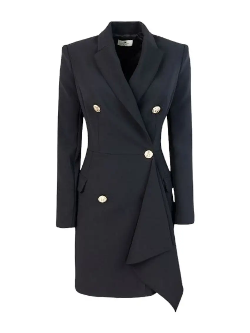 ELISABETTA FRANCHI Women's Dress AB61446E2 110 Black