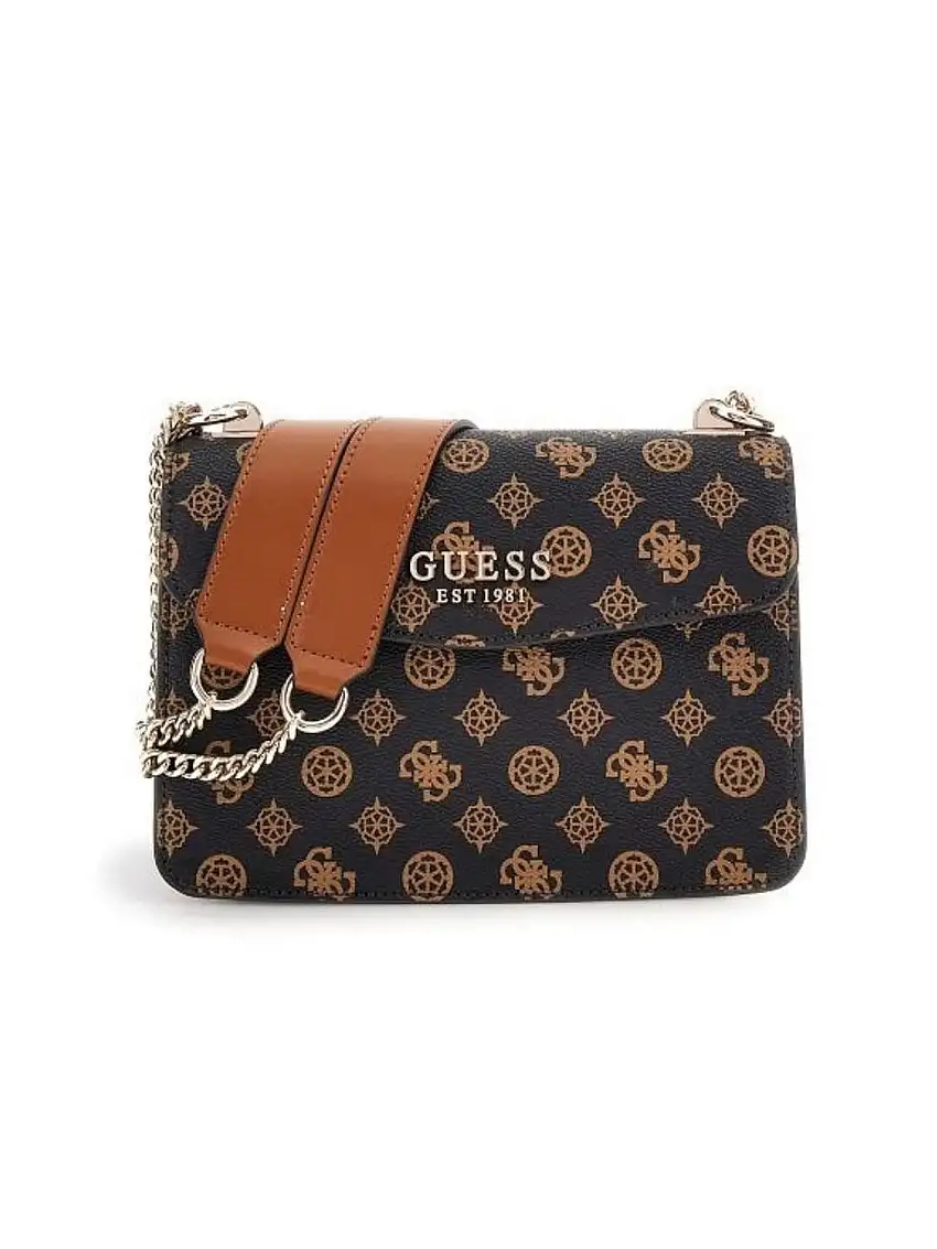 GUESS Women's Bag Evelune Girlfriend S HWPC93 53210 MOM Brown