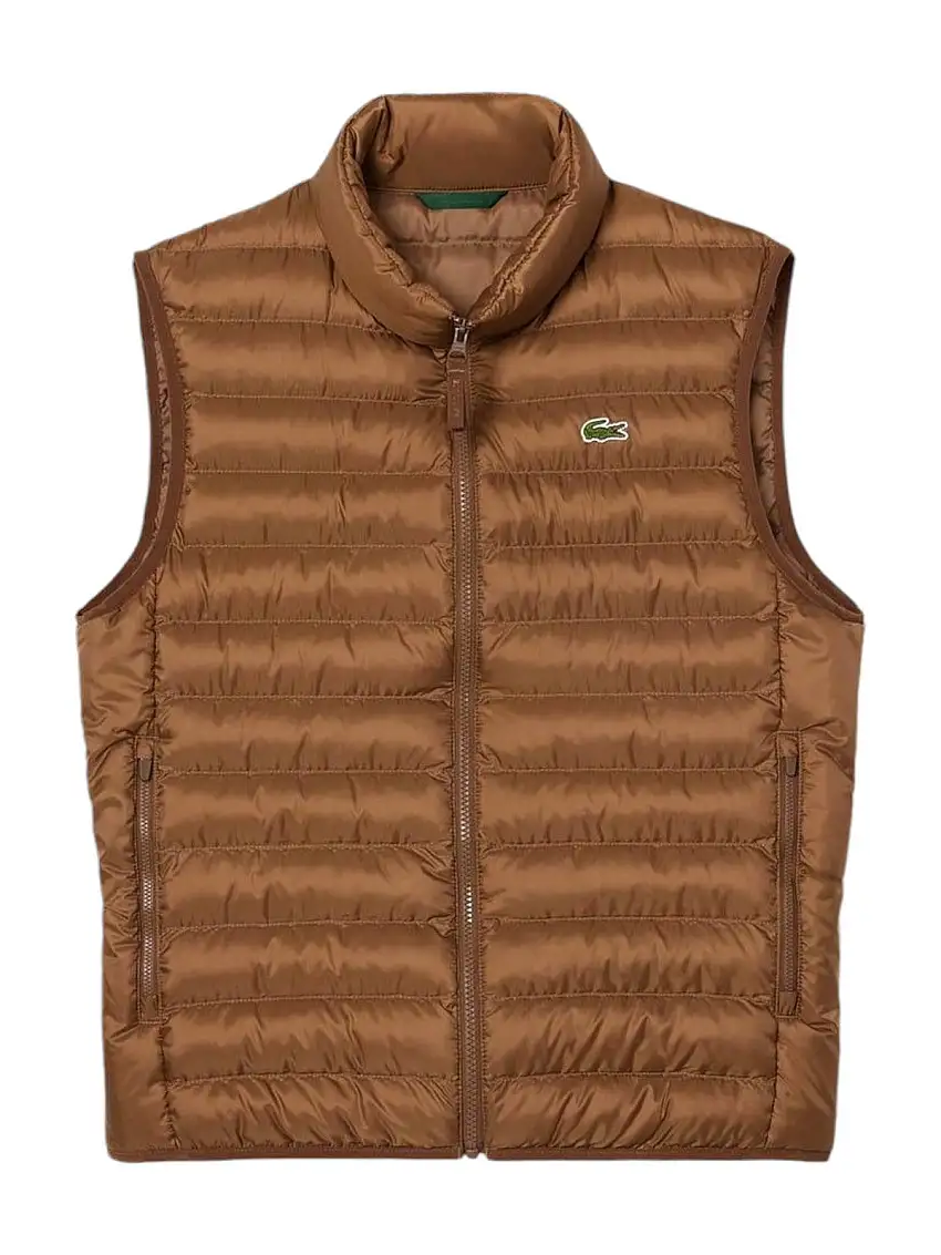 LACOSTE Men's Vest BH2886 SIX Brown