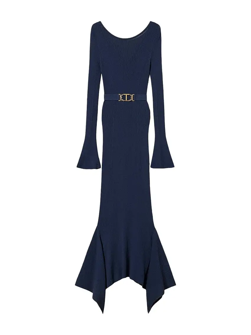 TWINSET Women's Dress 242TP3122 00384 Blue