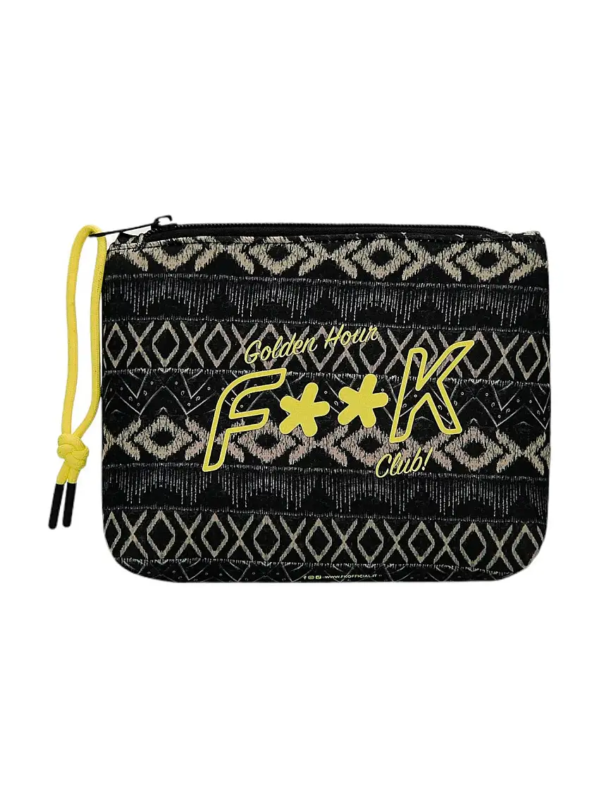 F**K Women's Clutch Bag FK24-A230X06 Black