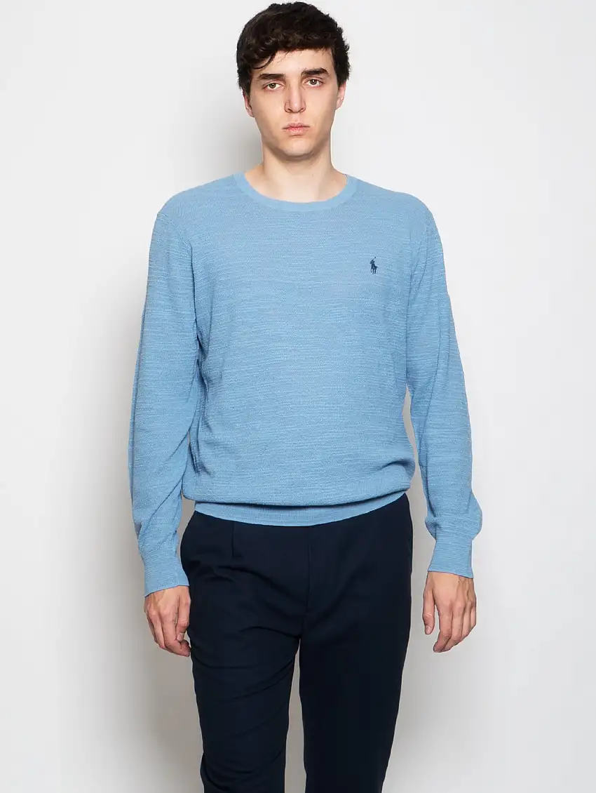 Maglia Girocollo in Misto Lino