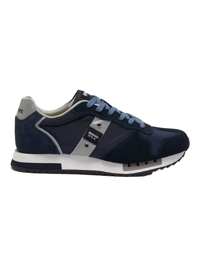 BLAUER Men's Sneaker QUEENS01 S4QUEENS01/MES NVY Blue