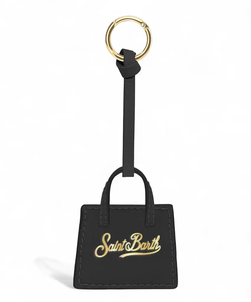 Bag Charm in Pelle con Logo - Accessorio Iconico