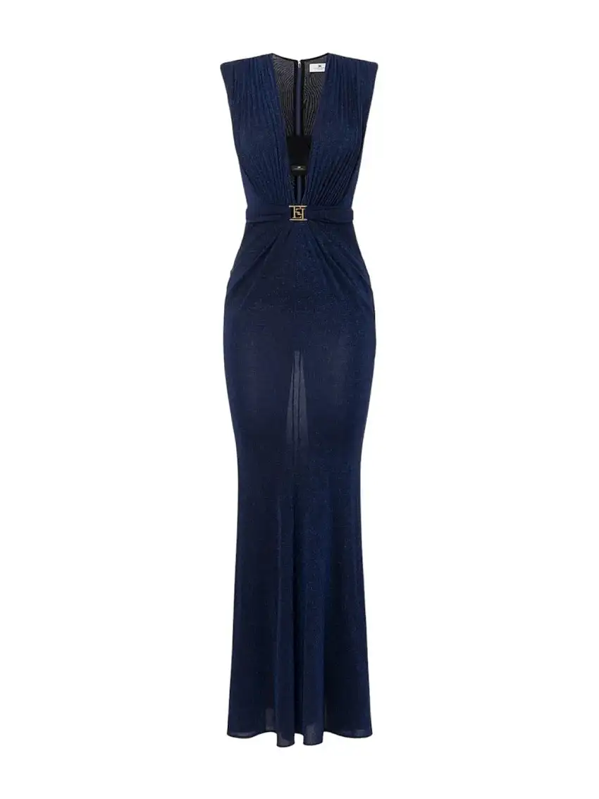 ELISABETTA FRANCHI Women's Dress AB68547E2 CM5 Blue