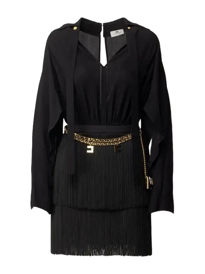 ELISABETTA FRANCHI Women's Dress AB65446E2 110 Black