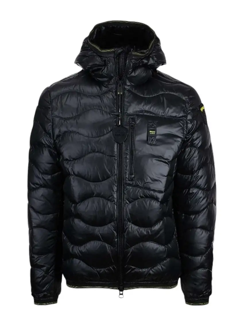 BLAUER Men's Down Jacket WAVE 24WBLUC03030 006355 999 Black