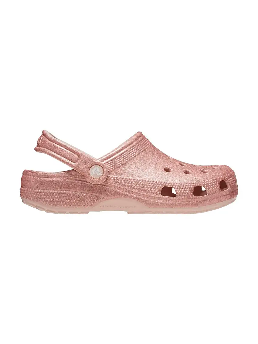 CROCS Women's Slipper Classic Glitter Clog W 205942 6WV Pink
