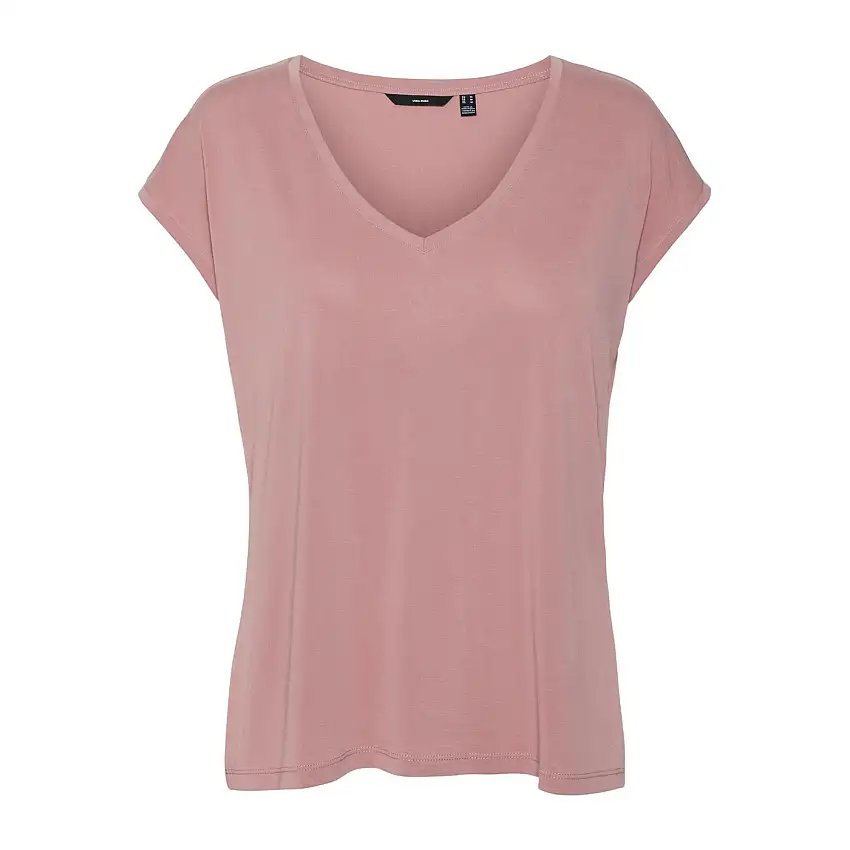 T-shirt da donna con scollo a V Vero Moda Filli