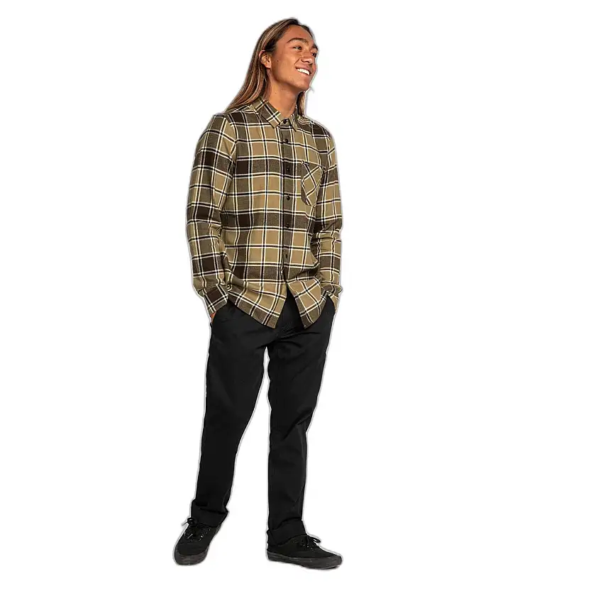 Camicia a quadri a maniche lunghe Volcom Gaden