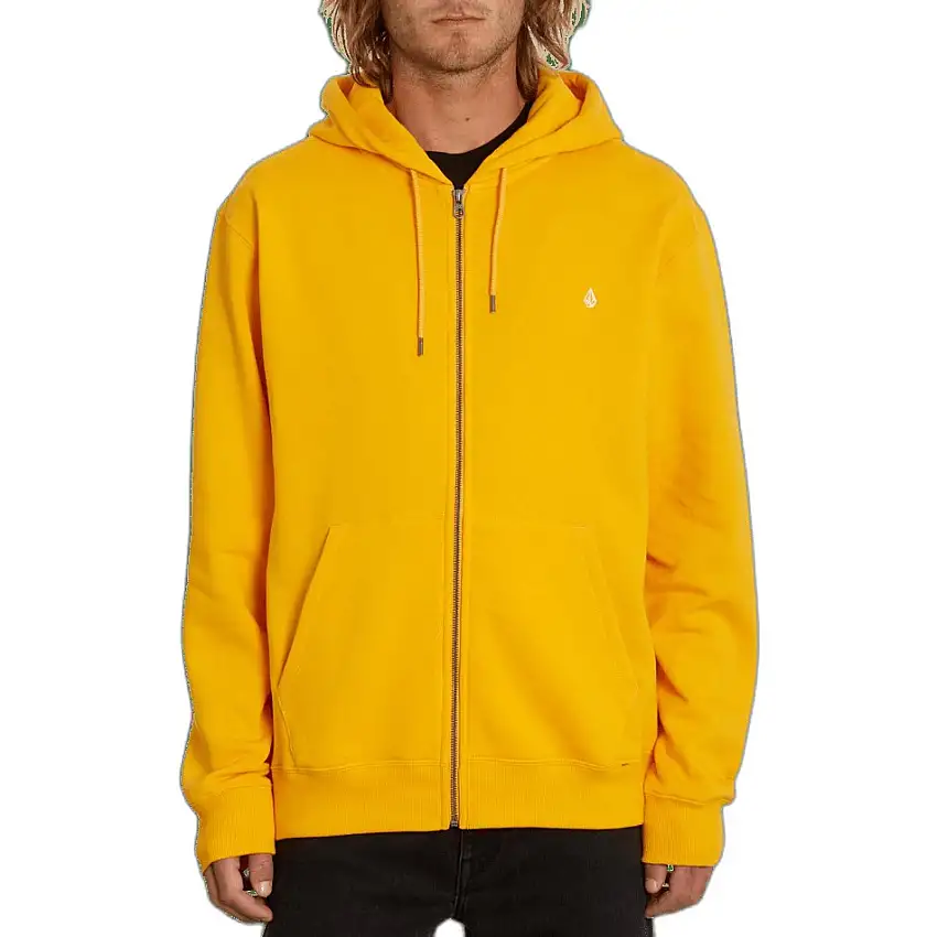 Felpa con cappuccio e cerniera in pile Volcom Sngl Stn