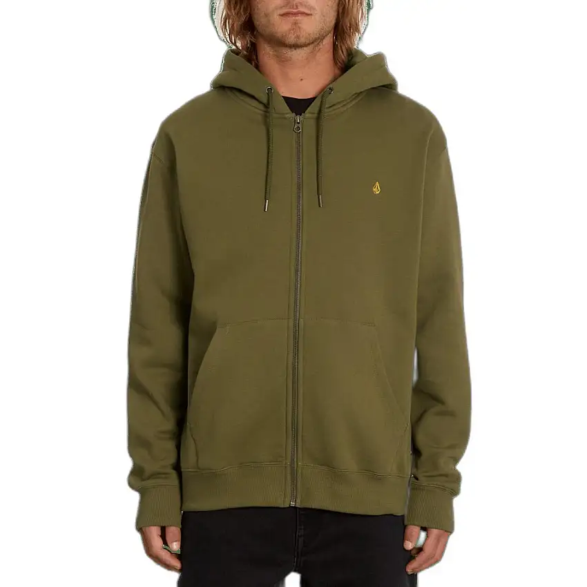 Felpa con cappuccio e cerniera in pile Volcom Extends