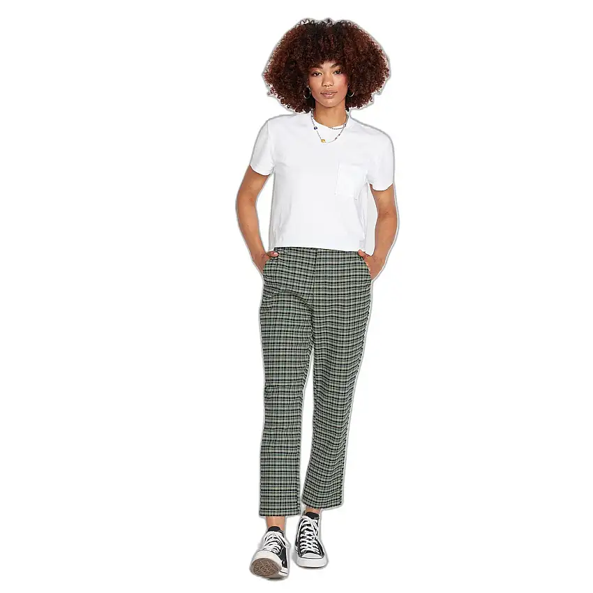 Pantaloni chino a vita alta da donna Volcom Frochickie