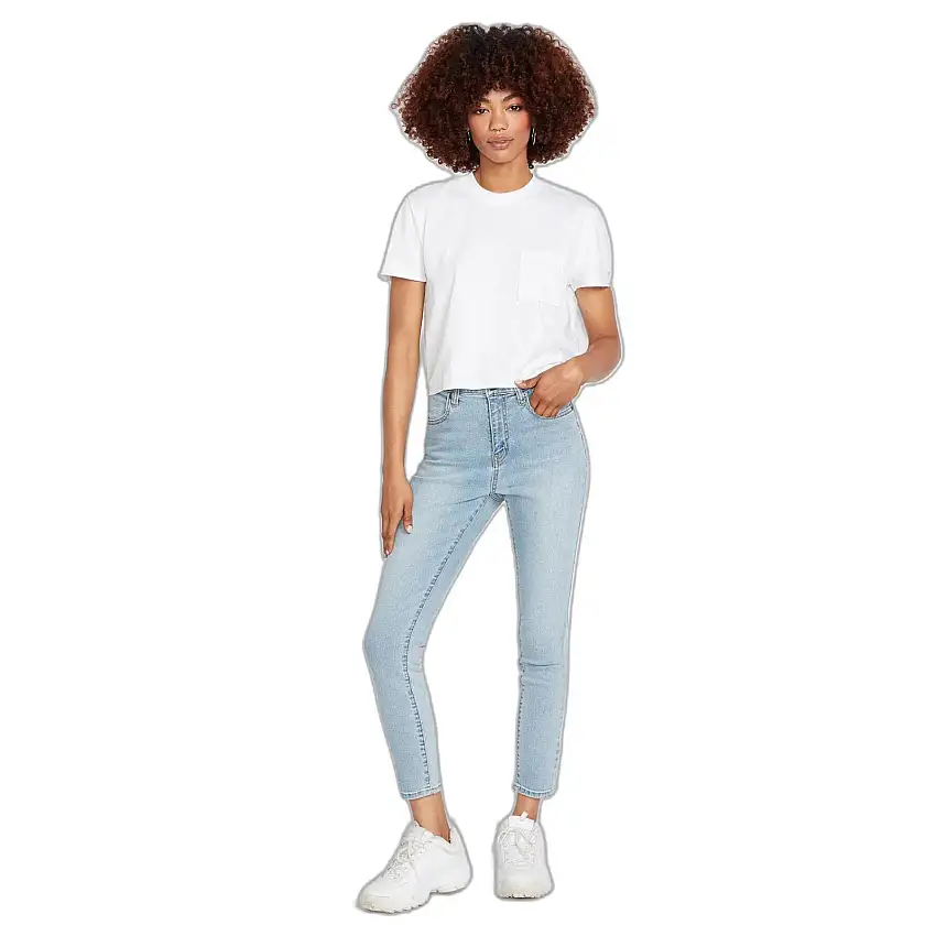 Jeans a vita alta da donna Volcom Liberator