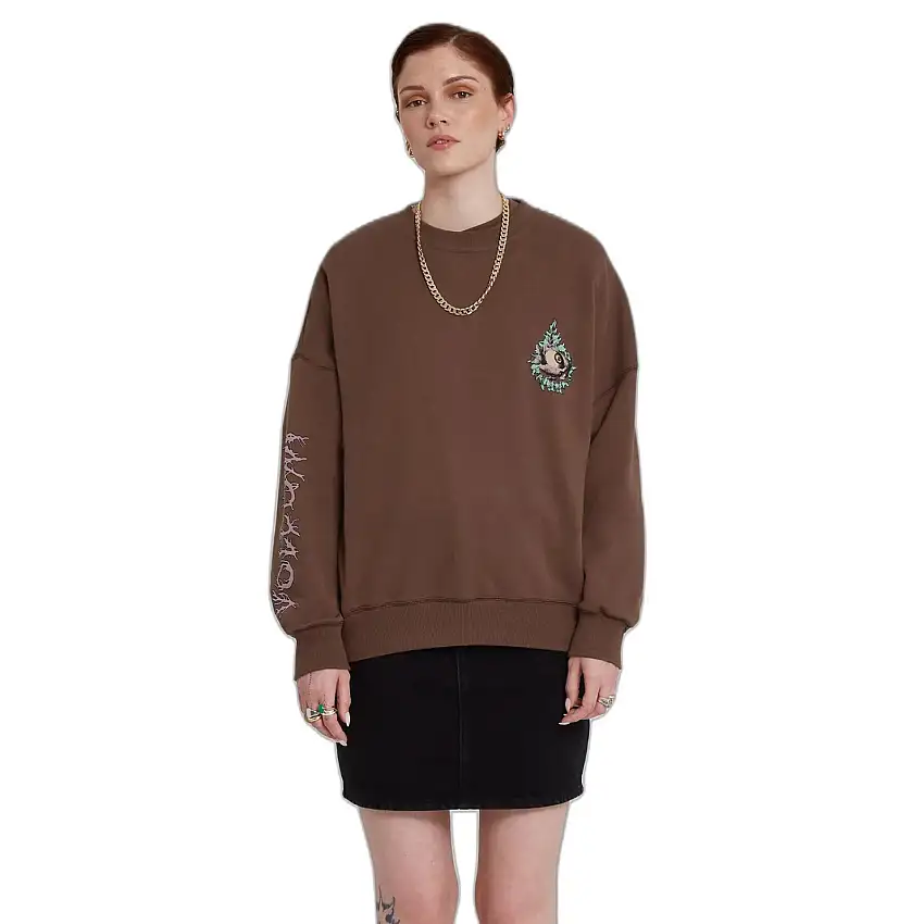 Felpa donna girocollo Volcom Max Loeffler Fa