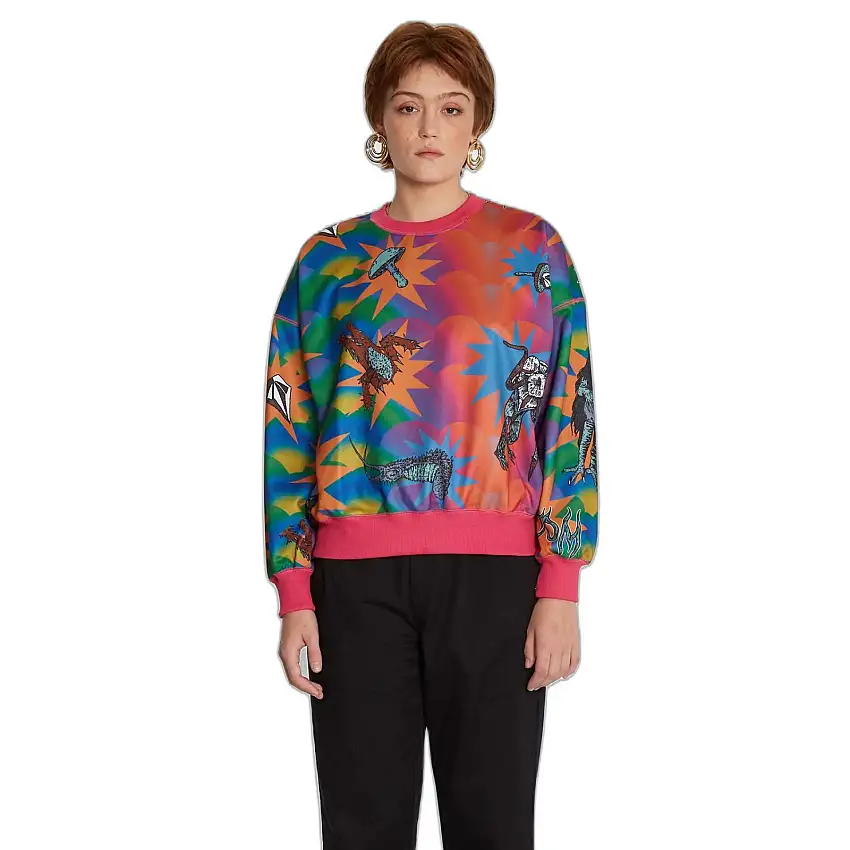 Felpa a girocollo donna Volcom Fa Chrissieabbottxfrench