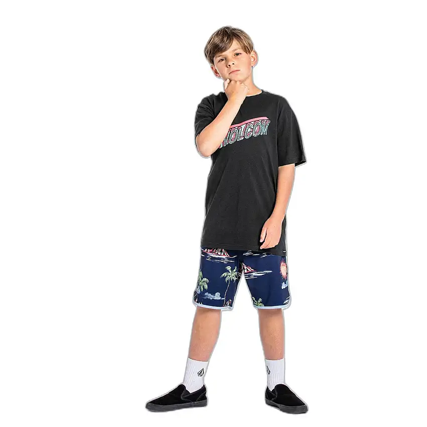 Pantaloncini per bambini Volcom Isle Hoppa Scallop