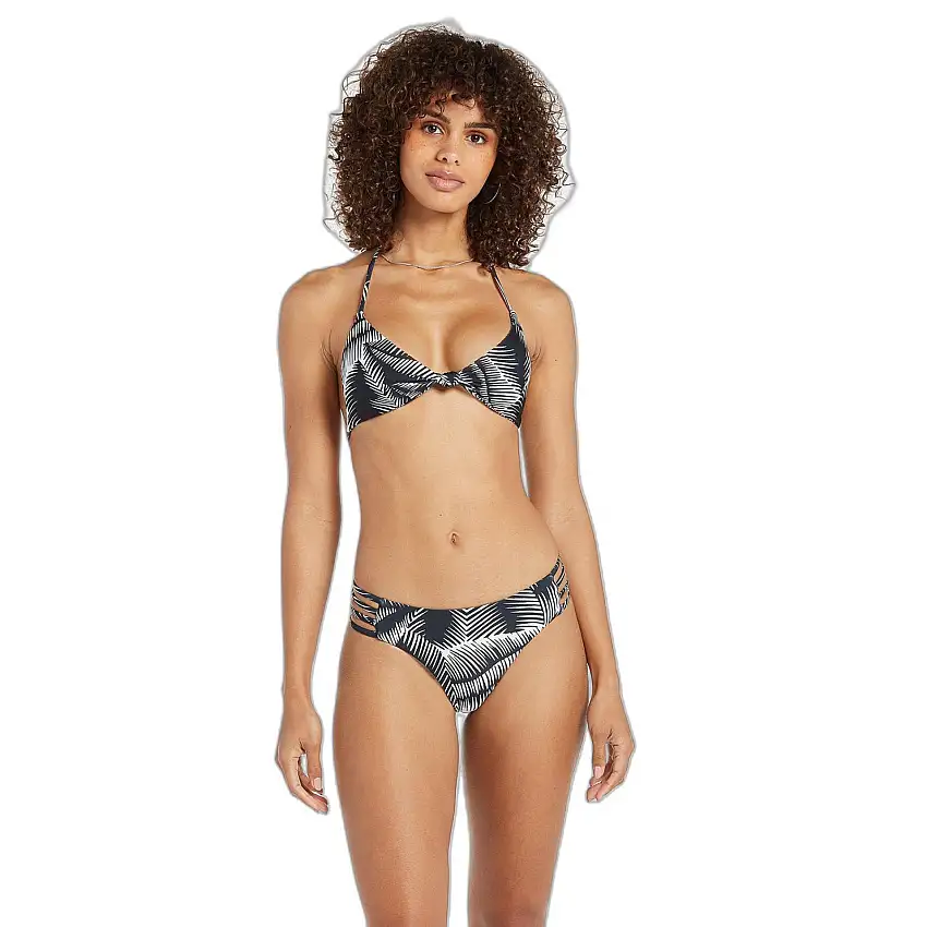 Slip per costume da bagno da donna Volcom Stay Or Leaf Cheeky