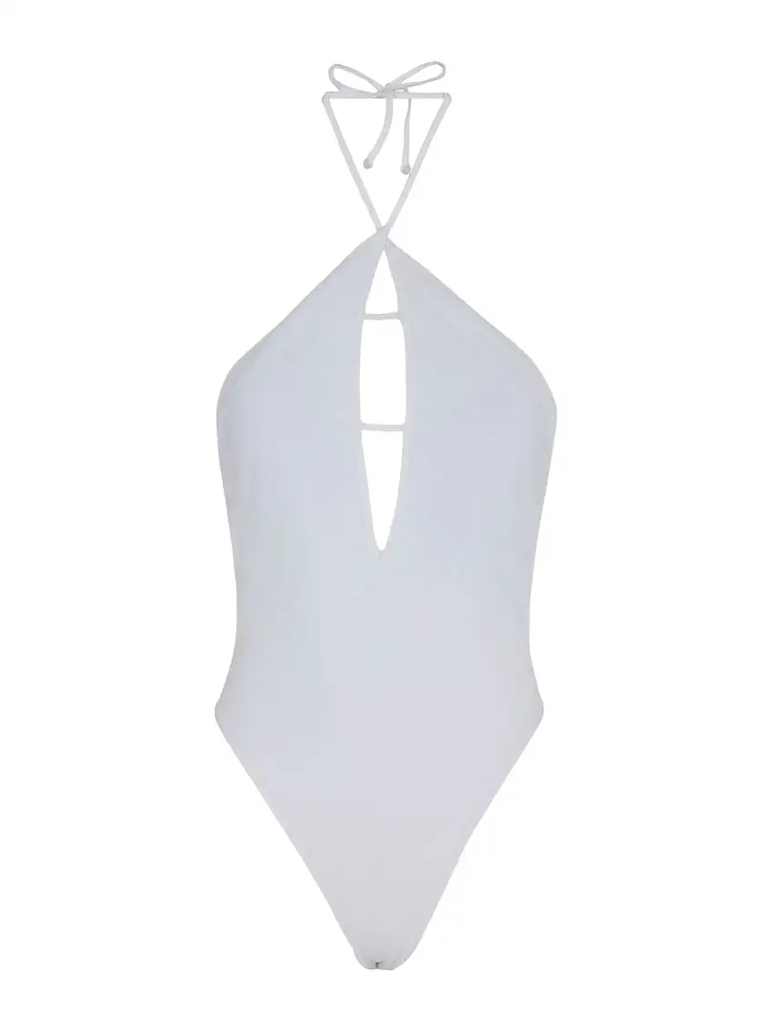 F**K Women's Swimsuit FK24-0112WH White