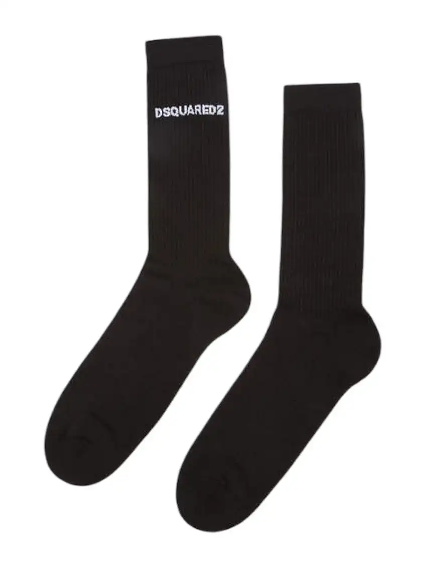 DSQUARED2 Men's Socks DFV143200 010 Black