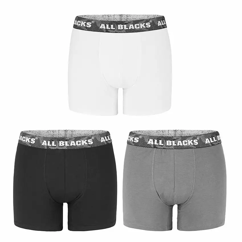Boxer mimetici con cintura in vita All Blacks (x3)