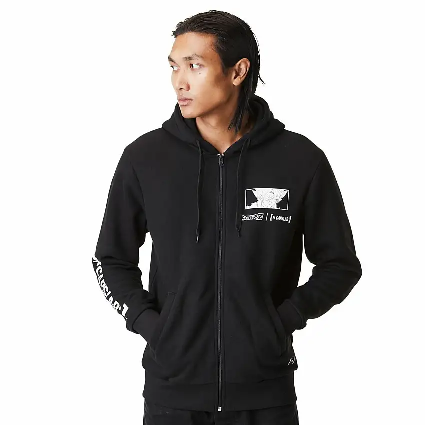 Felpa con cappuccio e zip Capslab Dragon Ball Z Goku [Misura S]