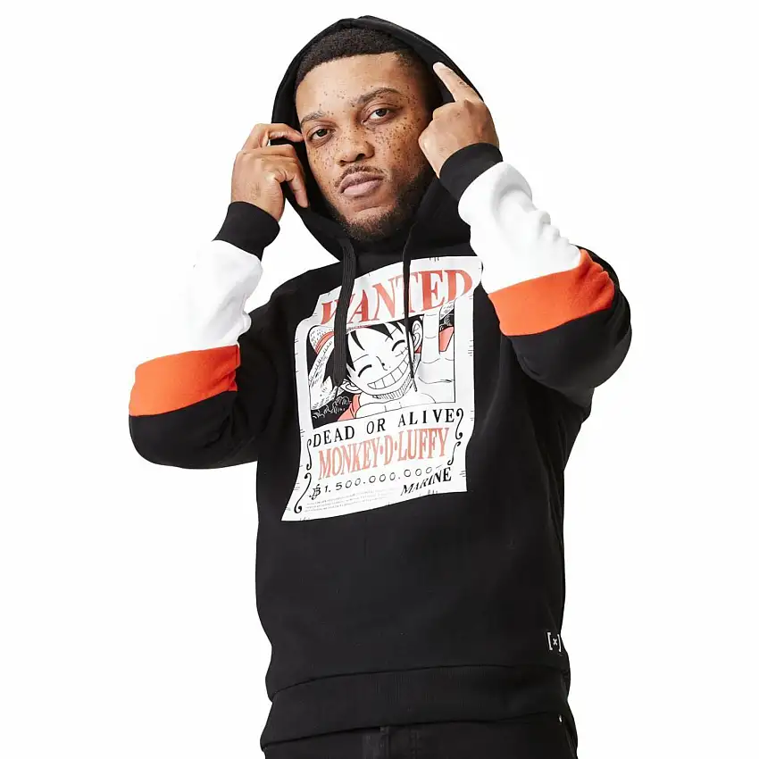Felpa con cappuccio Capslab One Piece Monkey Luffy