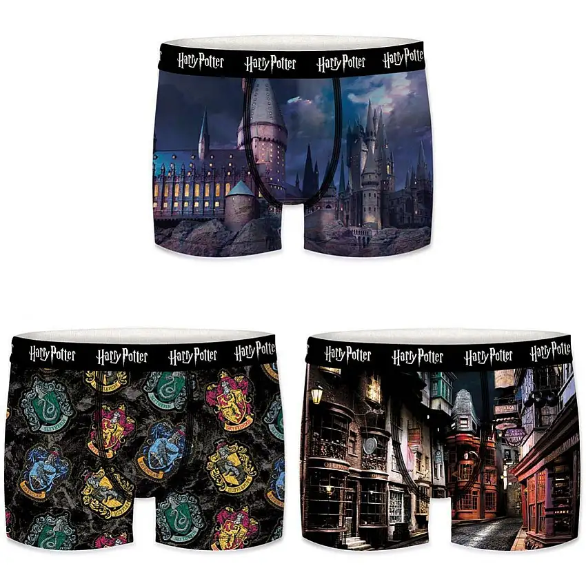 Boxer per bambini Harry Potter Alnwick (x3)