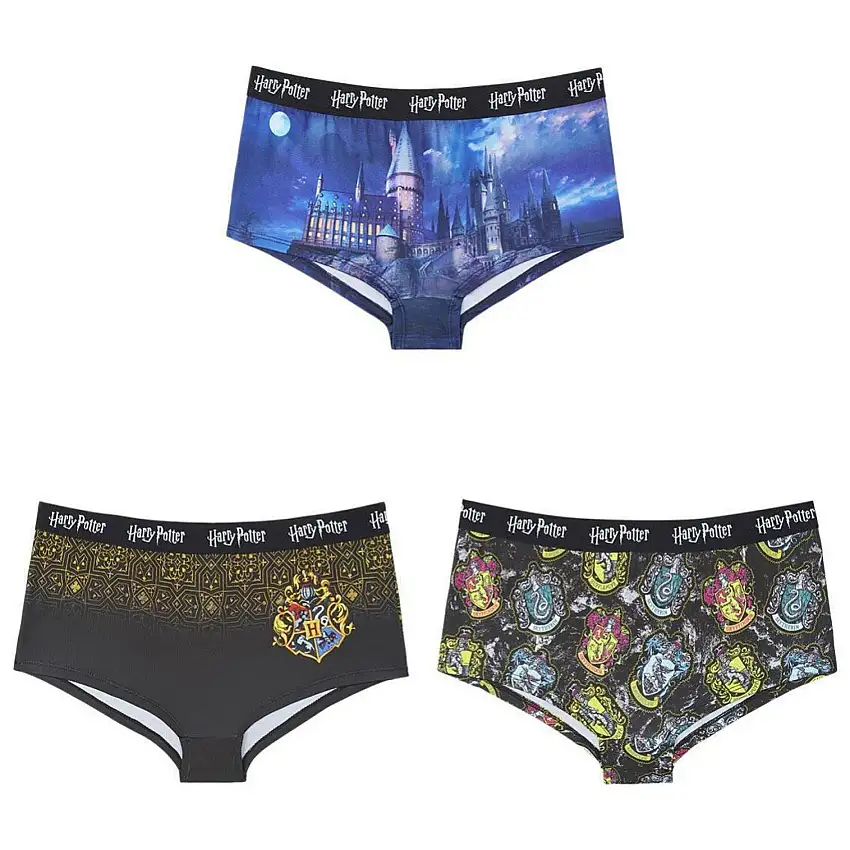 Shorts da bambina Harry Potter (x3)